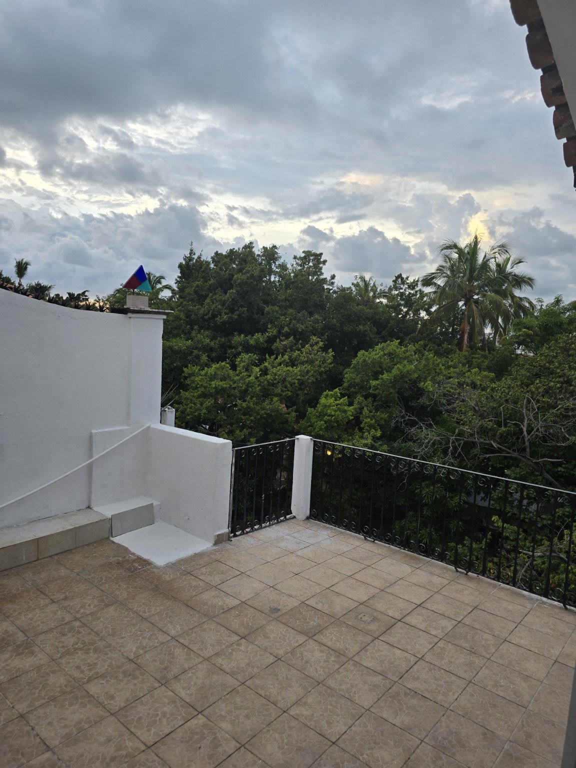 Vista desde la terraza del departamento